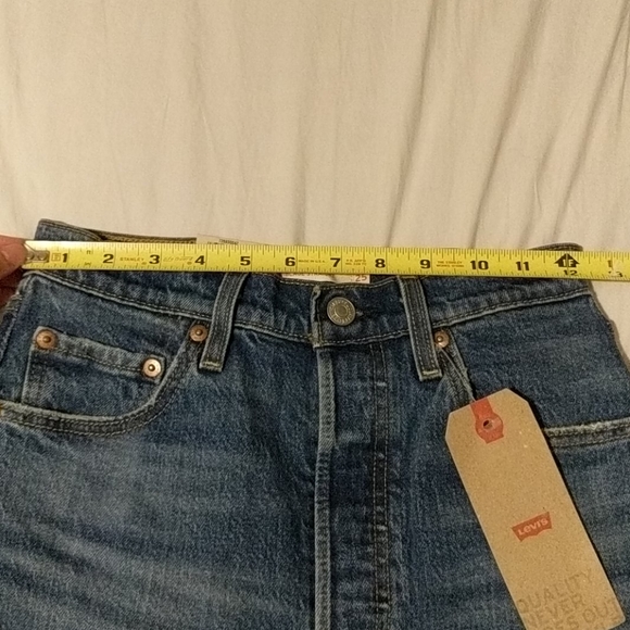 Levi's Ribcage Straight Leg Jeans Charleston - Picture 7 of 8